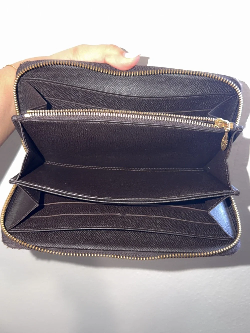Louis Vuitton Brown Monogram Zip-Around Phone Case